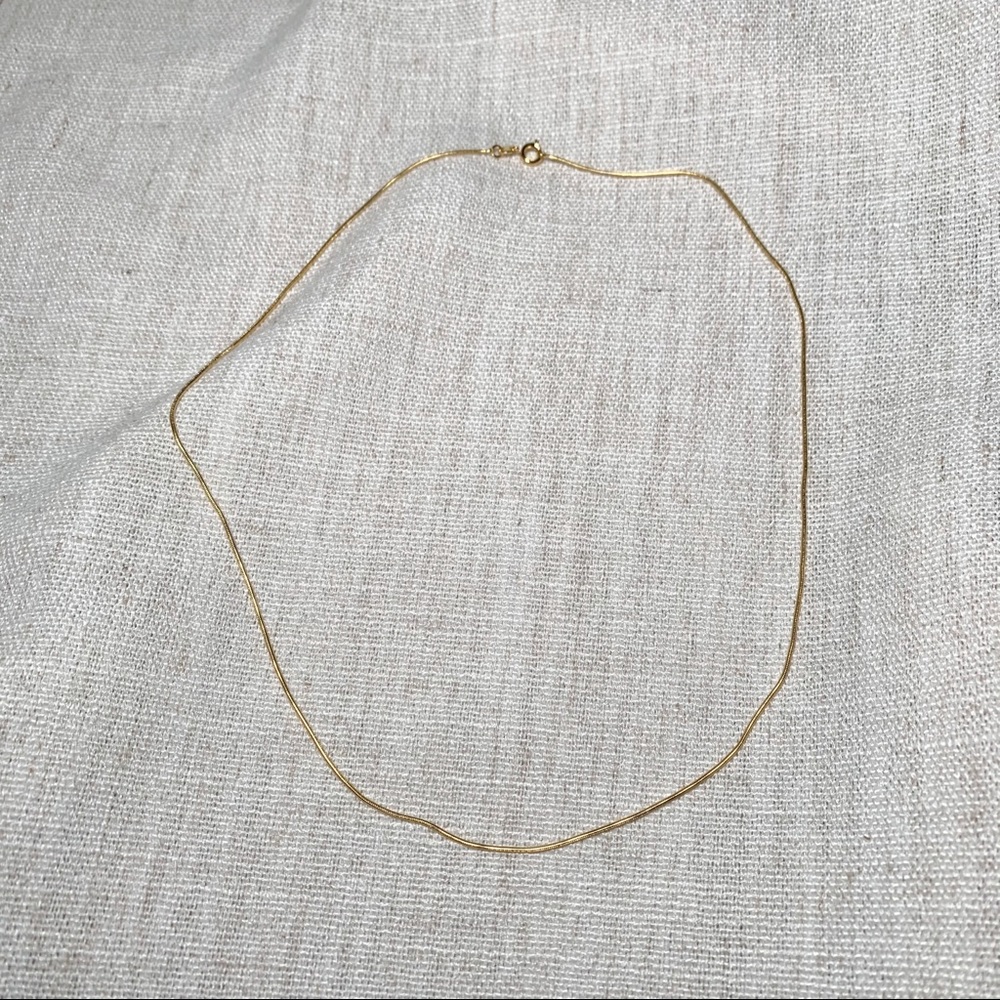 ophelia snake chain - gold filled